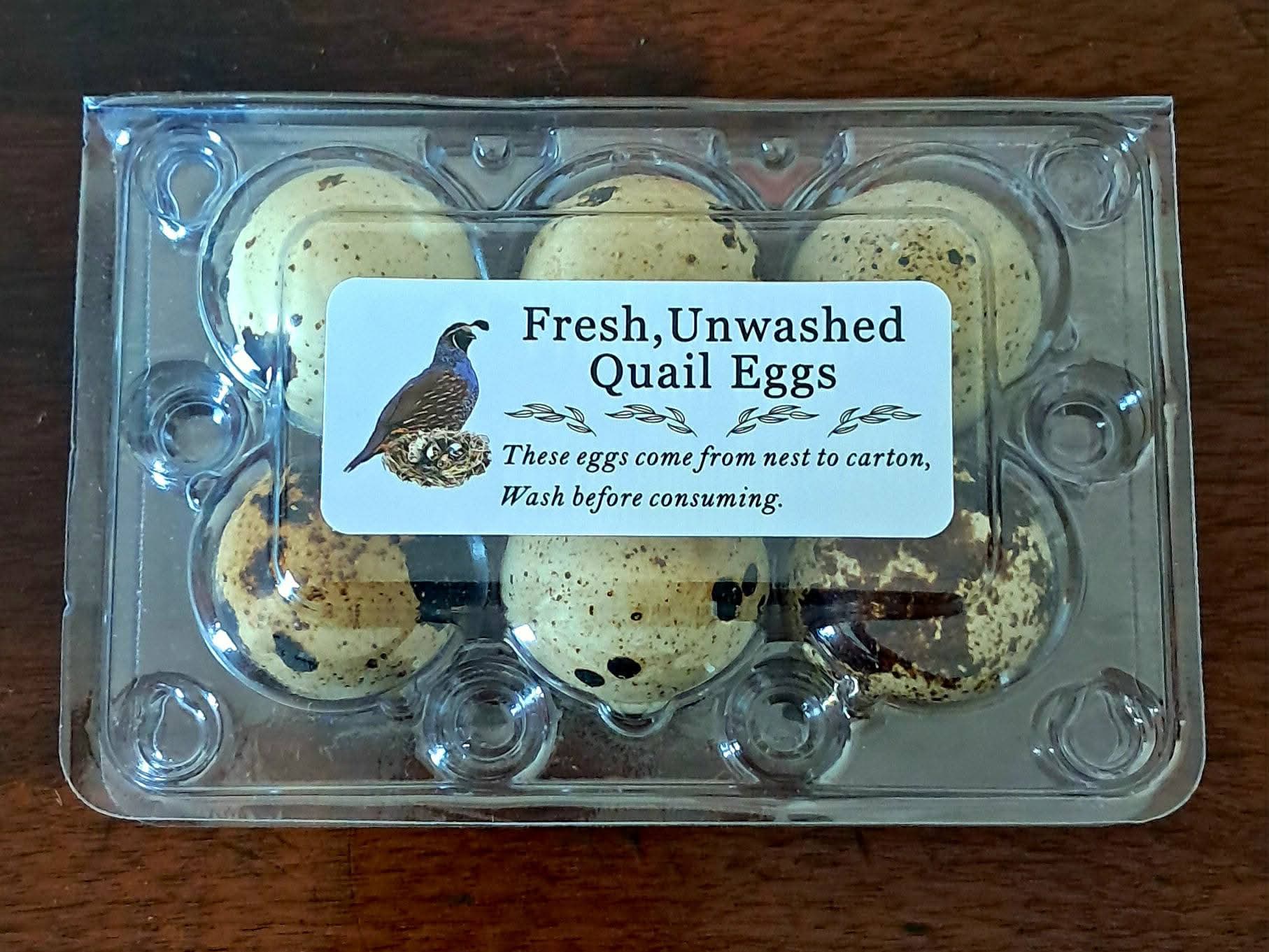 Fresh Unwashed Quail Eggs