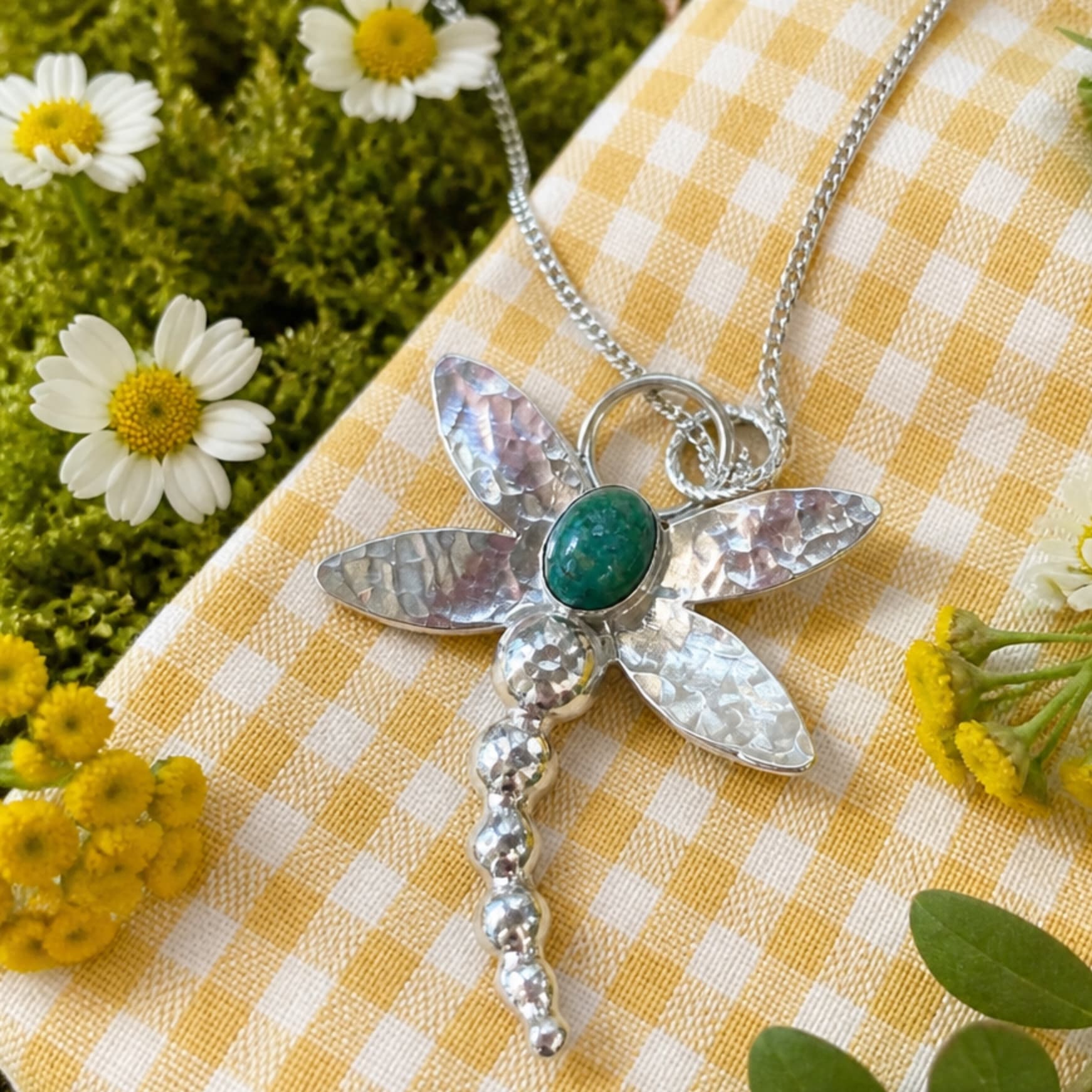 Handmade Silver Pendant & Chain
