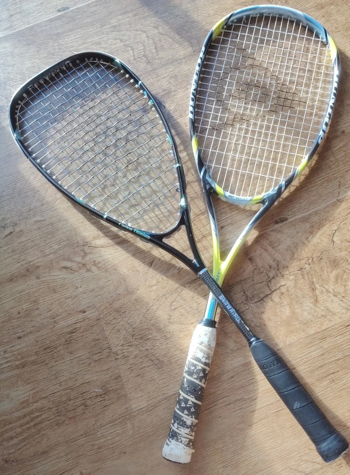 Dunlop & Browning Squash Rackets – Good Condition